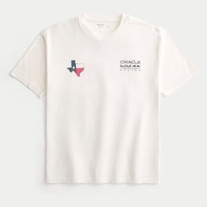 Hollister NWT Men’s White Racing T-Shirt